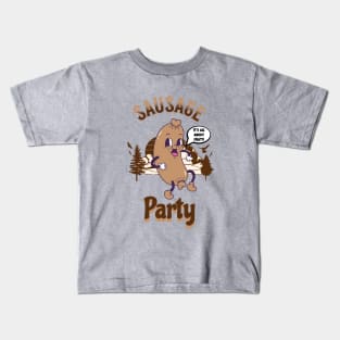 Sausage Party Grill Time Kids T-Shirt